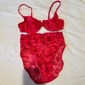 vintage 4 piece 80s bikini
